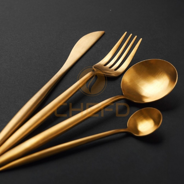 Faqueiro Inox 24 Peças Completo p/ 6 Pessoas – Jogo Talheres Jantar Mesa Posta Design Moderno Brilho Espelhado